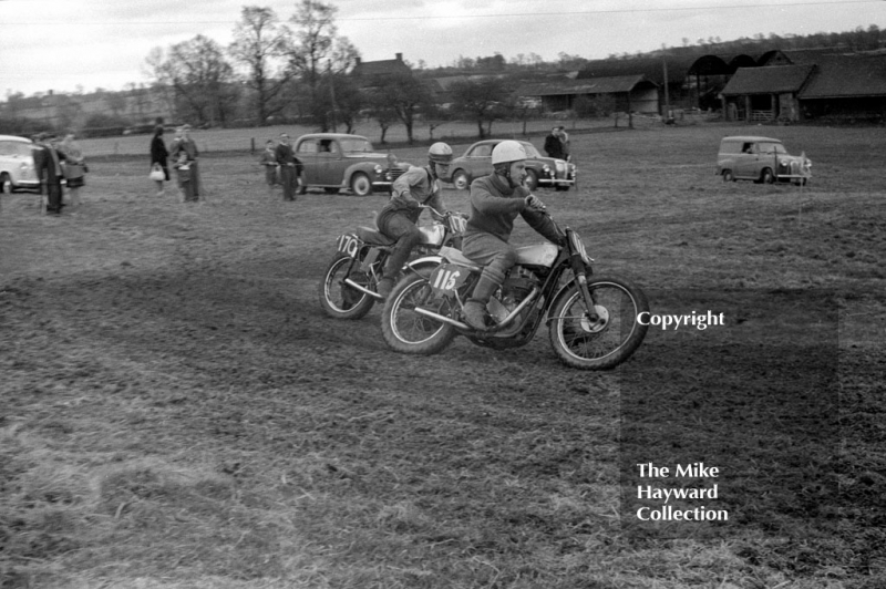 Motocross action at Featherstone, Wolverhampton, in 1963.