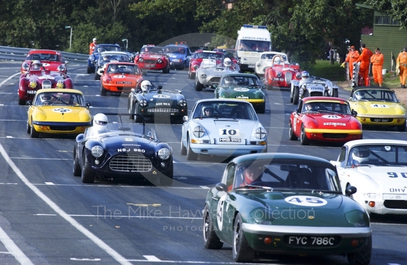 Andrew Marler, Lotus Elan S4, HSCC Historic Roadsports Championship, Oulton Park Gold Cup, 2002