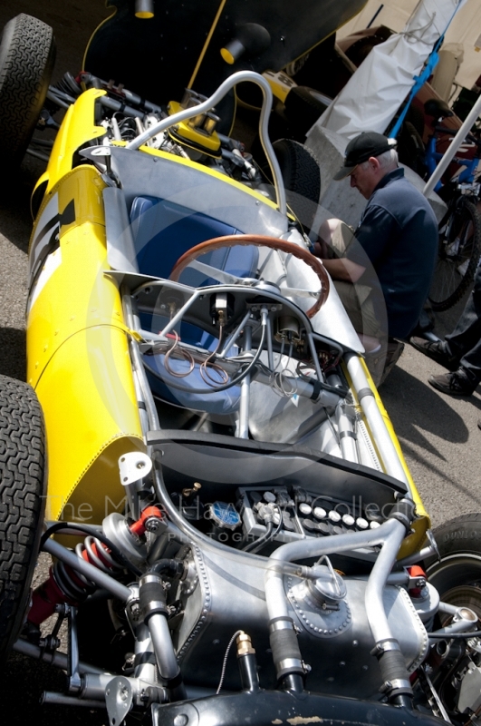 Inside Iain Rowley's 1961 Ferrari 156, Pre-1966 Grand Prix Cars, Silverstone Classic 2010