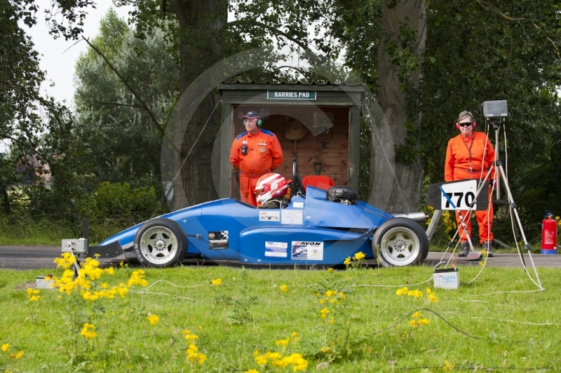 Richard Summers, OMS C5, Hagley and District Light Car Club meeting, Loton Park Hill Climb, August 2012. 