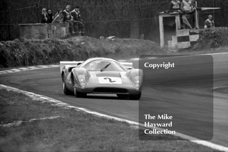 David Piper, Roy Pierpoint, Lola T70, Brands Hatch, BOAC 500 1969.
