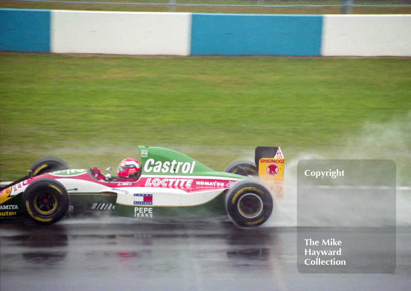 Johnny Herbert, Lotus 107B, Donington Park, European Grand Prix 1993.