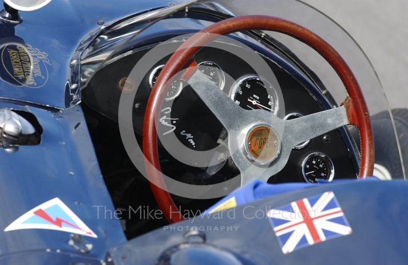 Cooper cockpit, Oulton Park Gold Cup, 2002