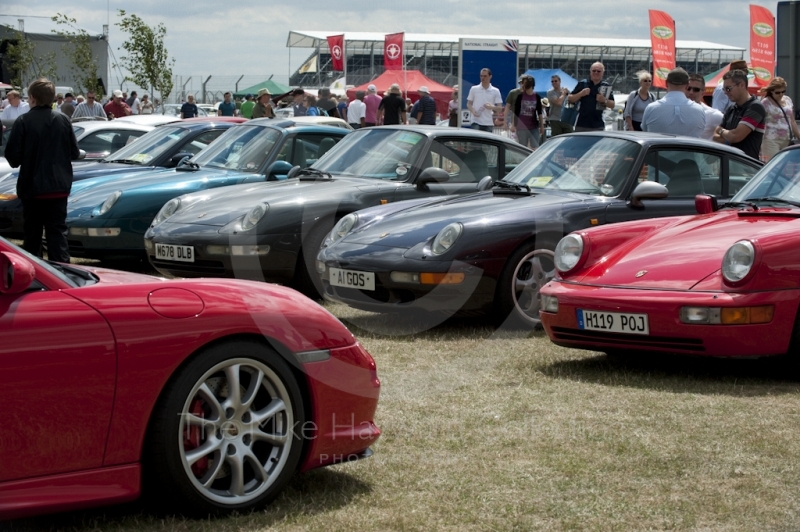 Porsche Club of Great Britain enclosure, Silverstone Classic, 2010