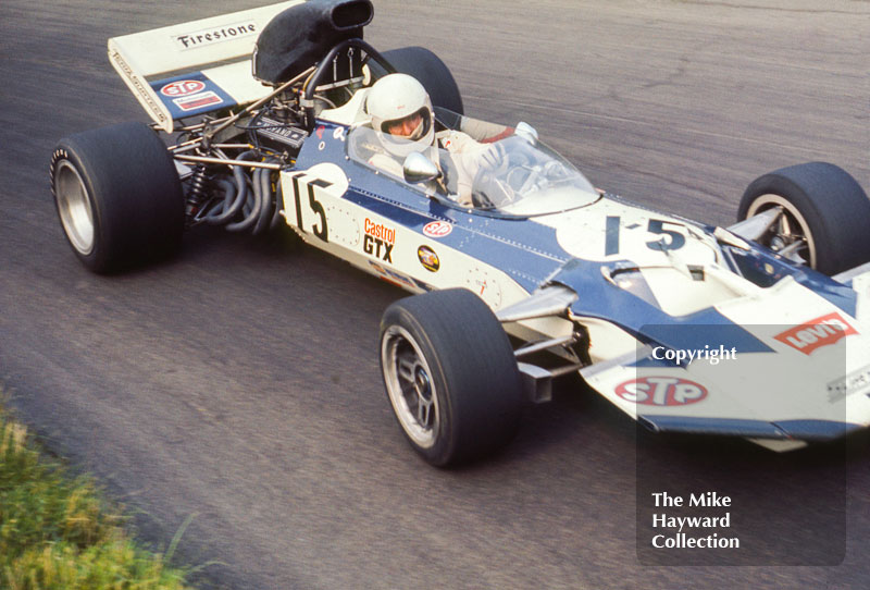 Mike Hailwood, Surtees TS8, 1971 Oulton Park Gold Cup.
