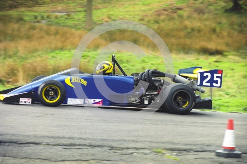 Russ Pickering, Vision VF3, Loton Park Hill Climb, April 2000. 