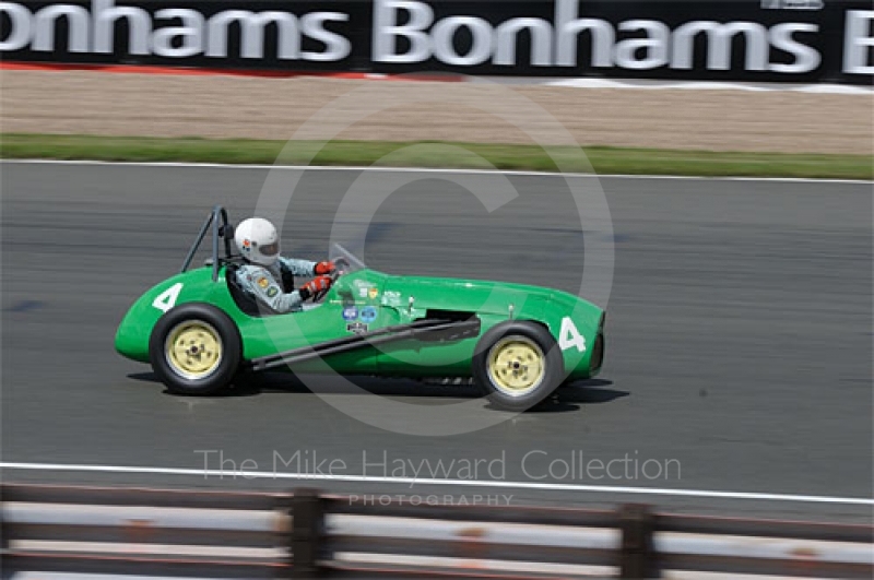 Graham Burrows, 1953 Cooper Bristol Mk IV, HGPCA pre-1966 Grand Prix Cars Race, Silverstone Classic 2009.
