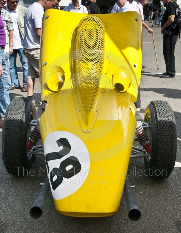 Ferrari 156 of Iain Rowley in the paddock, Pre-1966 Grand Prix Cars, Silverstone Classic 2010