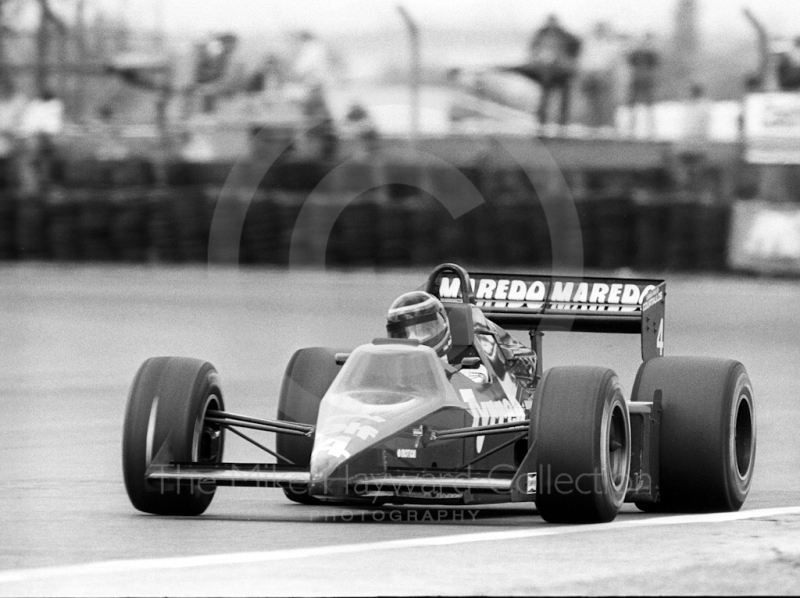 Stefan Bellof, Tyrrell 014, Silverstone, British Grand Prix 1985.
