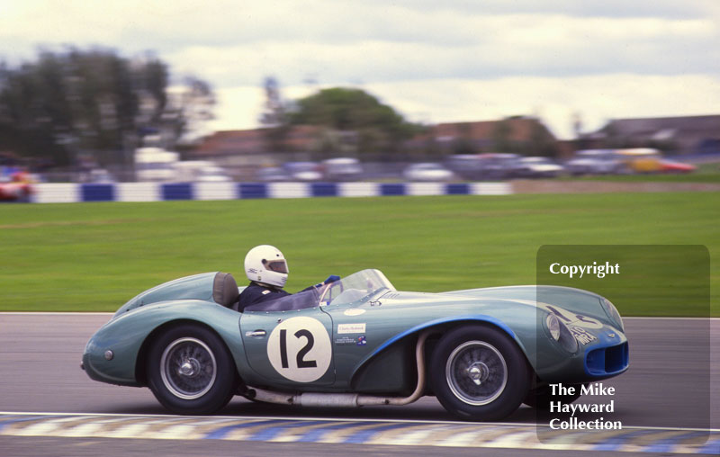 Tony Smith, Aston Martin DB3S, Coys International Historic Festival, July 1993, Silverstone.
