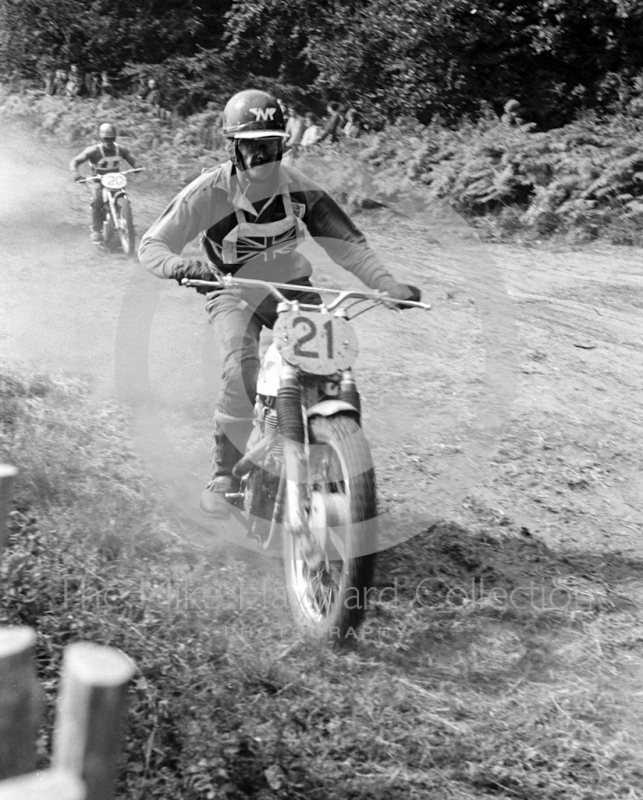 Vic Eastwood, Matchless, 1964 Motocross des Nations, Hawkstone Park.