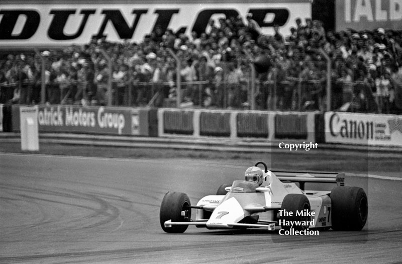 John Watson, McLaren MP4, Silverstone, 1981 British Grand Prix.
