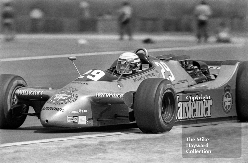 Riccardo Patrese, Arrows A2, 1979 British Grand Prix, Silverstone.
