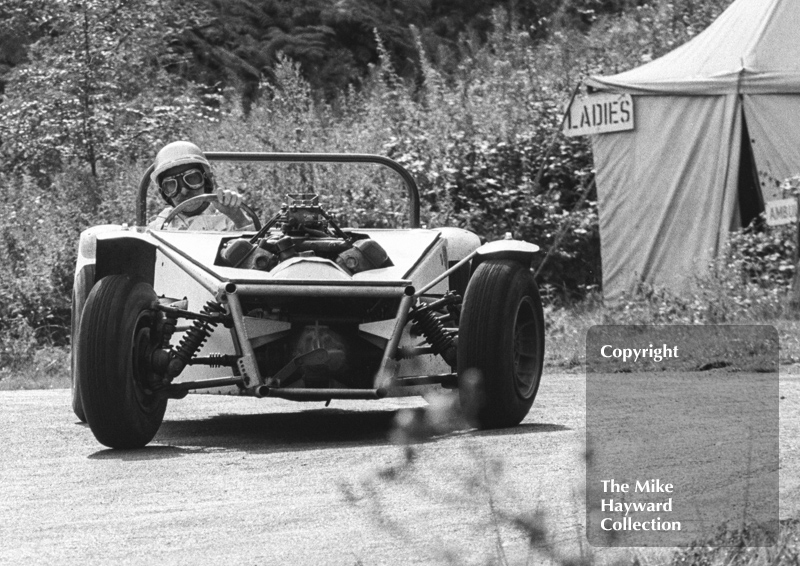 J Chapman, Mercury Oldsmobile 5 litre, Newton Oil Trophy Meeting, Prescott Hill Climb, September, 1967