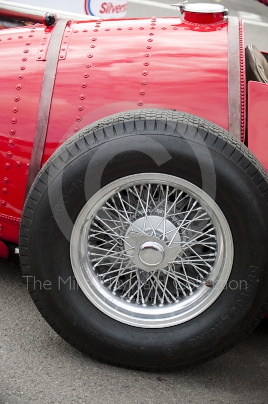 Maserati 250F in the paddock, HGPCA Front Engine Grand Prix Cars, Silverstone Classic 2010