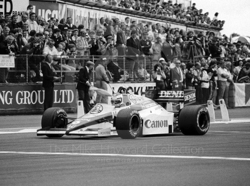 Keke Rosberg, Williams FW10, British Grand Prix, Silverstone, 1985
