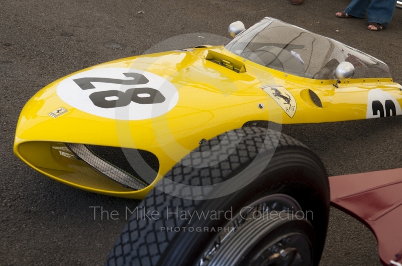 Shark Nose of Iain Rowley's Ferrari 156, Pre-1966 Grand Prix Cars, Silverstone Classic 2010