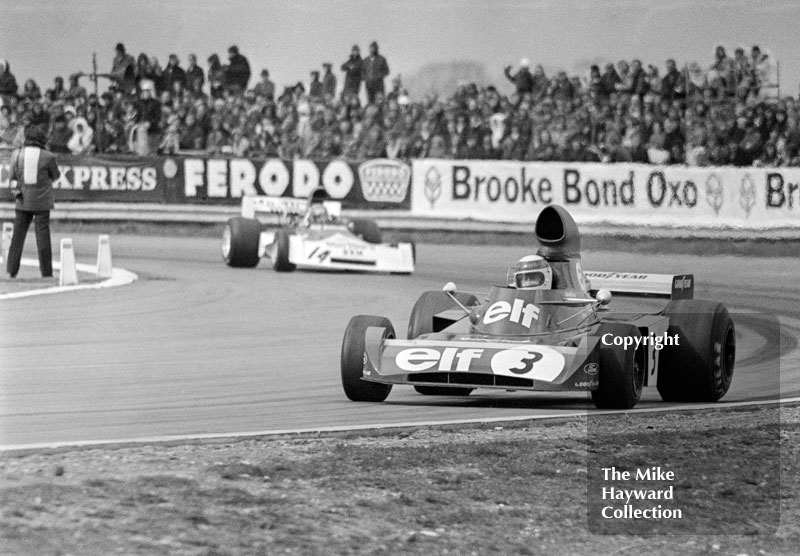 Jackie Stewart, Tyrrell 006, Silverstone, International Trophy 1973.
