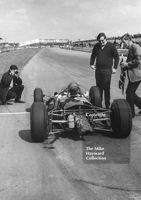 John Fenning, Stockbridge Racing Brabham BT18, Silverstone International Trophy 1966.
