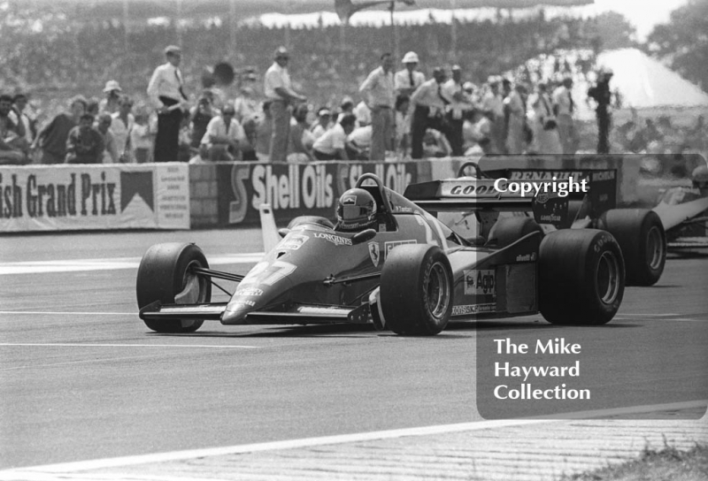 Patrick Tambay, Talbot Ligier JS17, Silverstone, 1983&nbsp;British Grand Prix.
