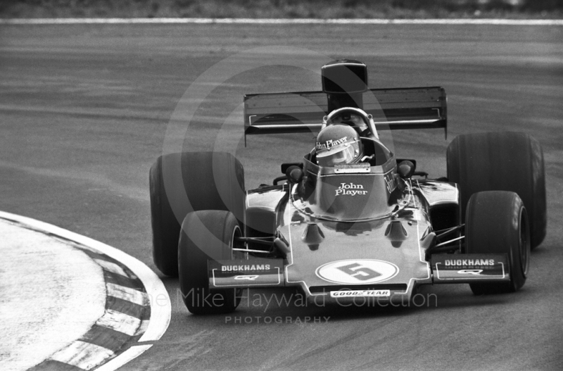 Ronnie Peterson, JPS Lotus 72, Brands Hatch, Race of Champions 1975.
