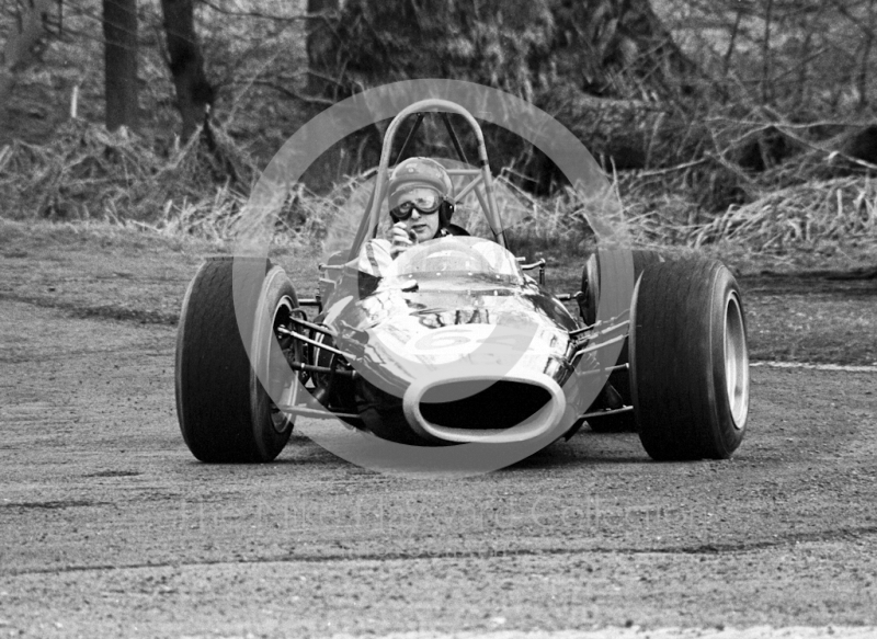 John Cussins, BRM 4WD, Loton Park, April 27, 1969.