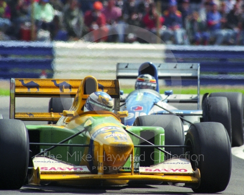 Michael Schumacher, Benetton B192, British Grand Prix, Silverstone, 1992
