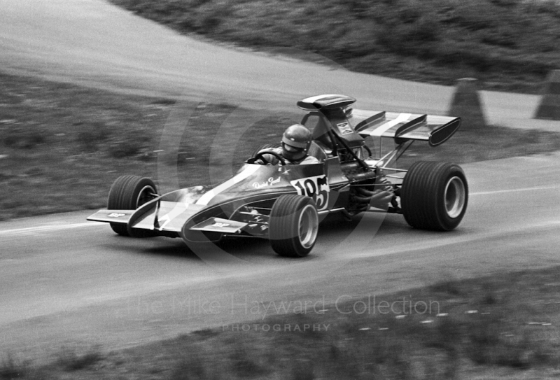 David Good, Lyncar Cosworth DFV, 45th National Open meeting, Prescott Hill Climb, 1973. 