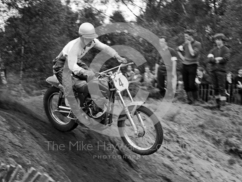 J Teuwissen, Belgium, Triumph Metisse, 1964 Motocross des Nations, Hawkstone Park.