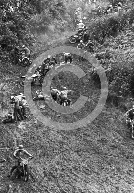 Motocross event at Hawkstone Park, August 1968.