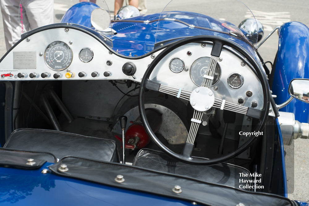 Simon Hope's Allard J2, Chateau Impney Hill Climb 2015.
