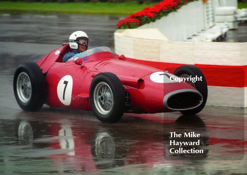 Stirling Moss, Maserati 250F, Richmond and Gordon Trophies, Goodwood Revival, 1999.
