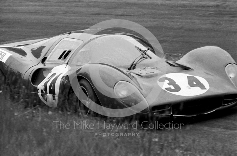 David Piper, Ferrari 412 P, Oulton Park, Tourist Trophy 1968.
