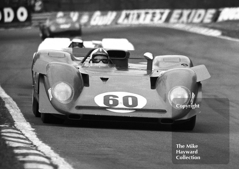 Chris Amon, Ferrari 312P, Brands Hatch, BOAC 500 1969.