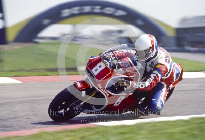  Wayne Gardner, Honda, Donington Park, April 1982.