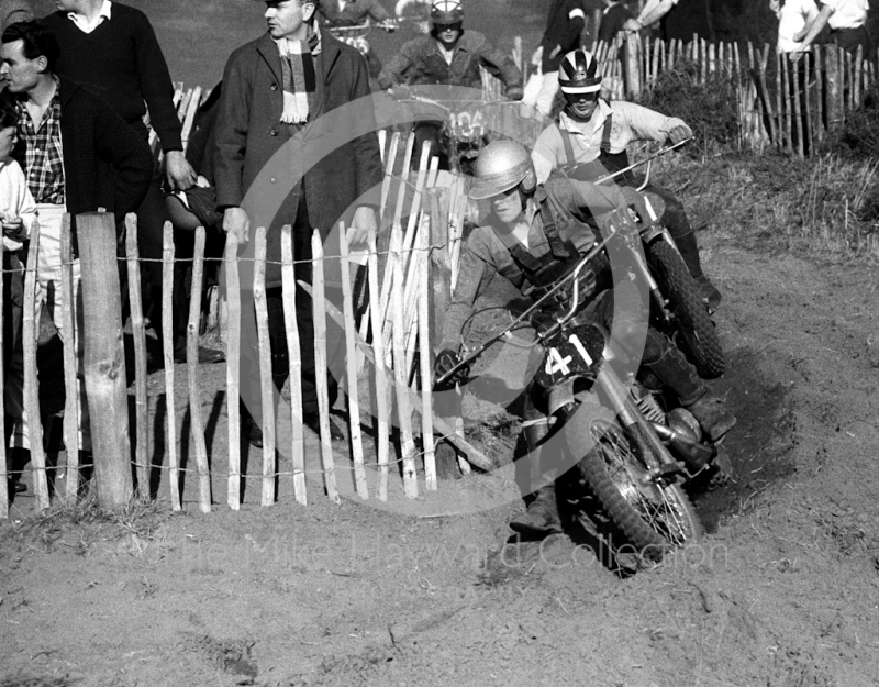 Motocross event held at Hawkstone, Shropshire, in 1965.