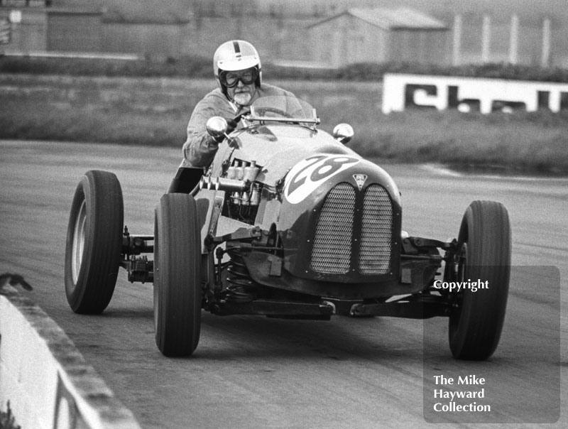 Frank Lockhart, Rover Special, Historic Race, Silverstone Martini International Trophy meeting 1969.
