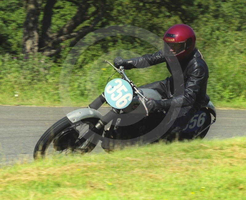 Terry Martin, 350 BSA B31HR, Hagley and District Light Car Club meeting, Loton Park Hill Climb, July 2000.