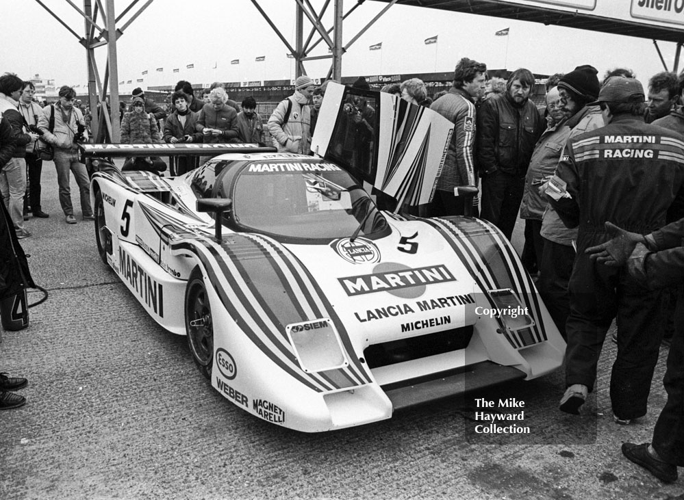 Mauro Baldi/Bob Wollek, Lancia LC2, World Endurance Championship, World Endurance Championship, 1985&nbsp;Grand Prix International 1000km meeting, Silverstone.
