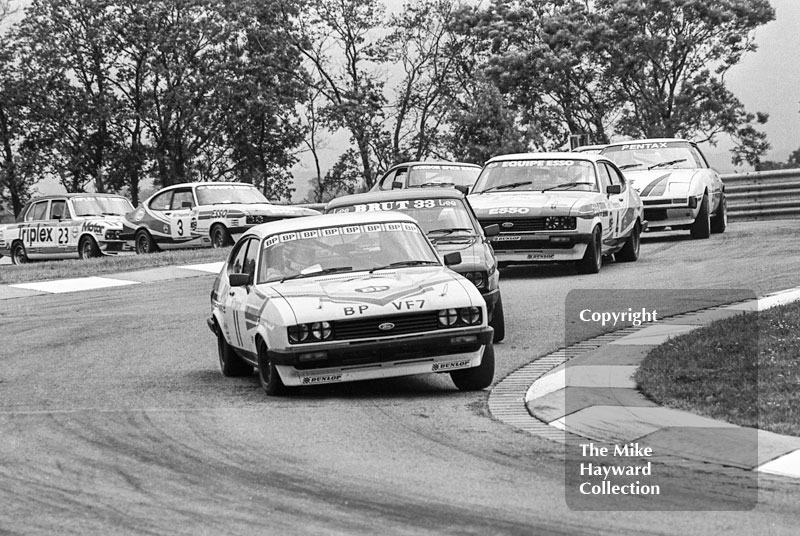 Jeff Allam, Allam Motor Services Ford Capri, Tricentrol British Saloon Car Race, Donington Park, 1979
