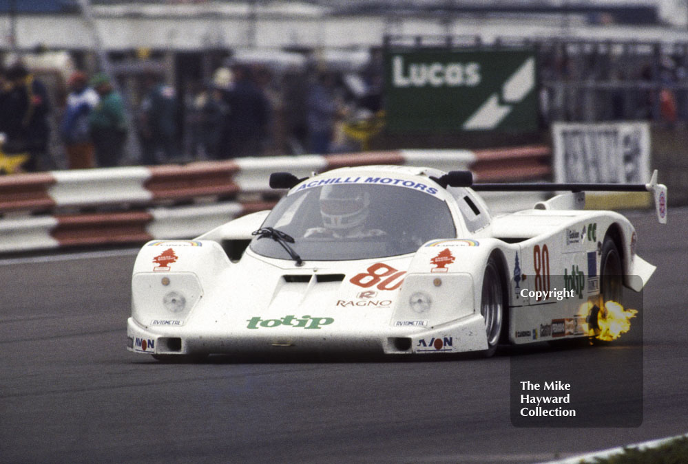 Carlo Facetti/Martino Finotto, Jolly Club Alba AR2, World Endurance Championship, 1985&nbsp;Grand Prix International 1000km meeting, Silverstone.
