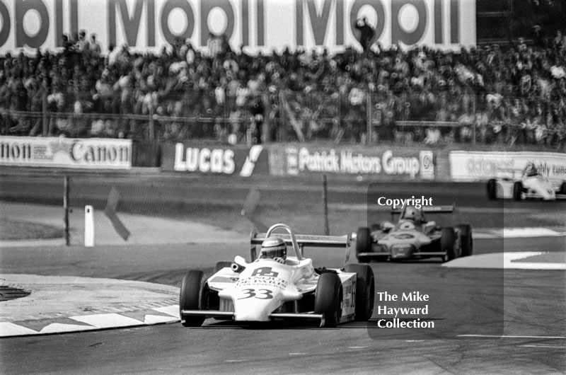 Roberto Moreno, Barron Racing Ralt RT3/81 Toyota, Marlboro British Formula 3 championship held at the 1981 Grand Prix, Silverstone.

