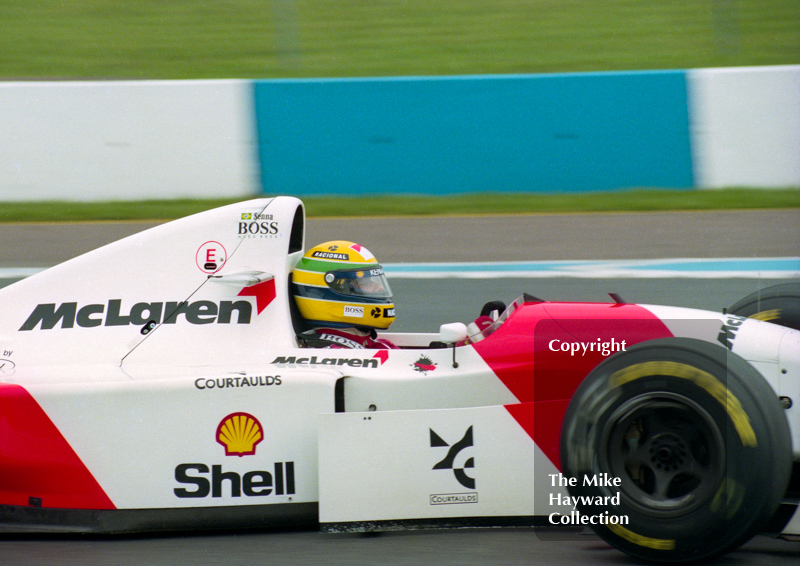 Ayrton Senna, McLaren MP4/8, European Grand Prix, Donington, 1993