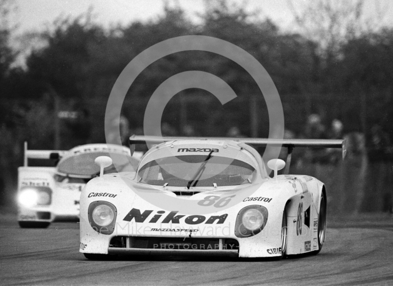 Yojiro Terada/David Kennedy, Mazda 737C, World Endurance Championship, 1984 Grand Prix International 1000km meeting, Silverstone.
