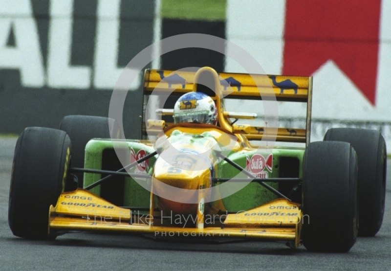 Michael Schumacher, Benetton B193B, Silverstone, British Grand Prix 1993.
