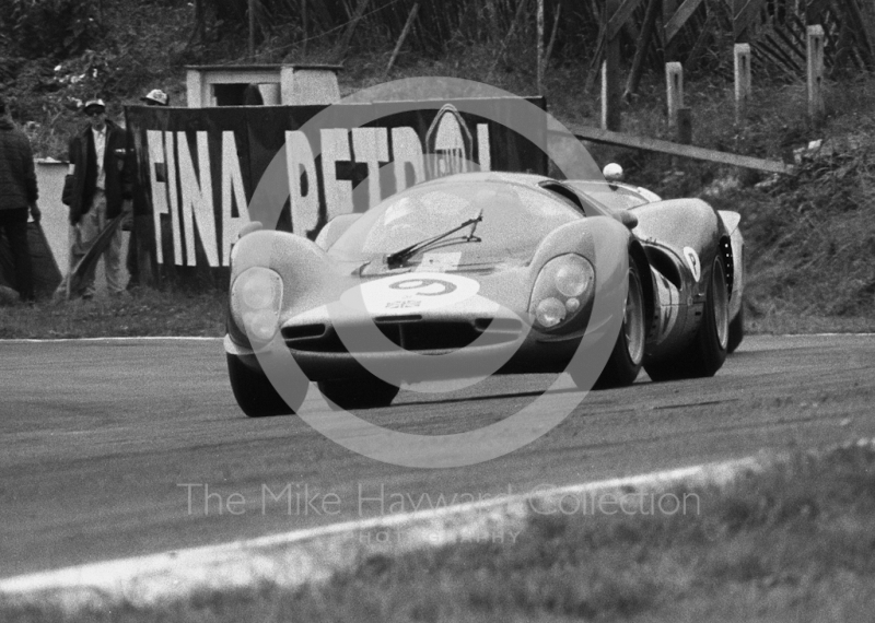 David Piper/Richard Attwood, Ferrari 412, Brands Hatch, BOAC 500 1967.
