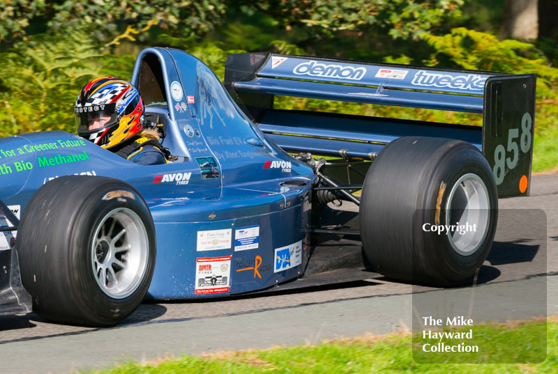 Sue Young, Gould GR51, Loton Park hill climb, 25th September 2016.
