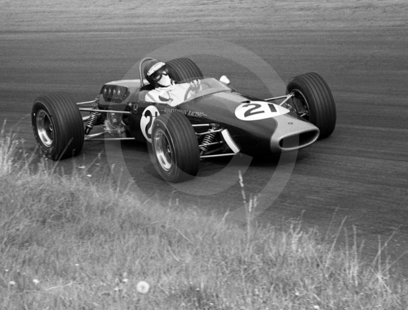 Jochen Rindt, Winkelmann Racing Brabham BT23-5, Oulton Park, Guards International Gold Cup, 1967.
