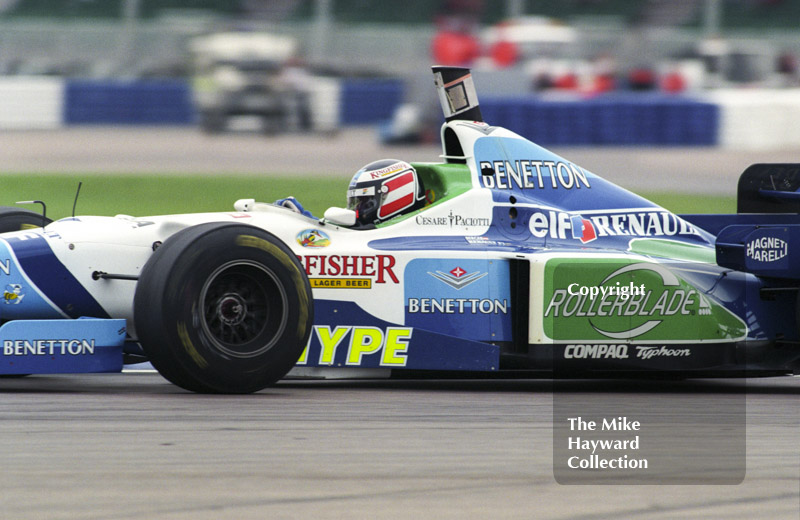 Gerhard Berger, Benetton Renault B196, Silverstone, British Grand Prix 1996.
