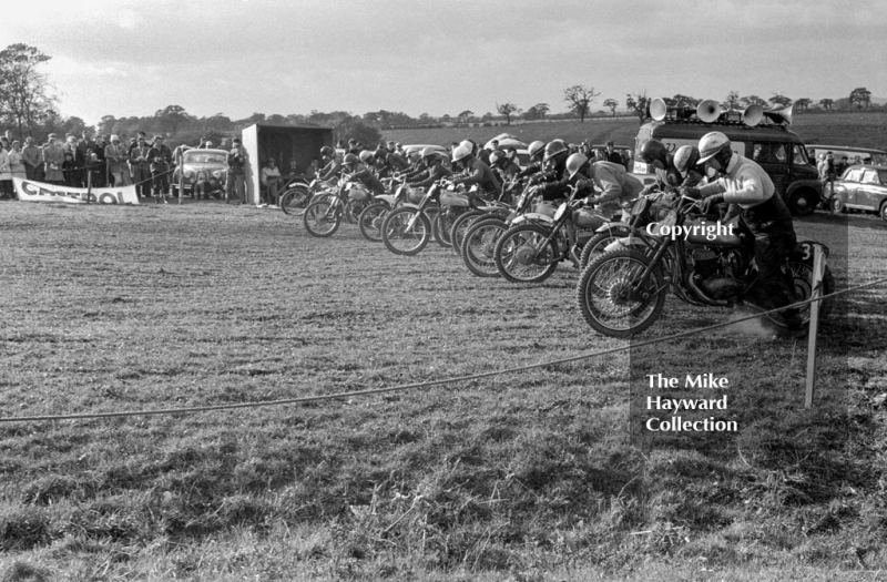 Motocross action at Nantwich, Cheshire, 1963.